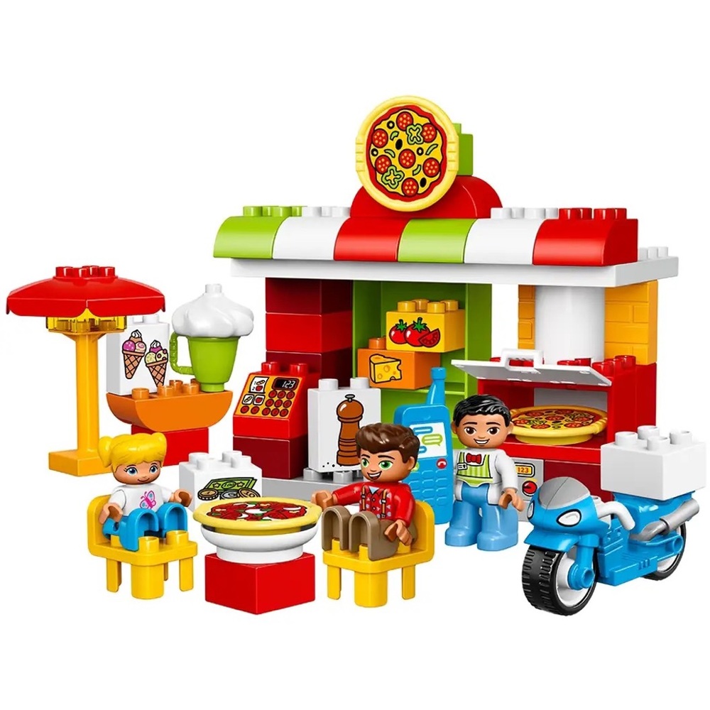 LEGO Duplo My Town Pizzeria Set 10834 Complete No Box or Manual